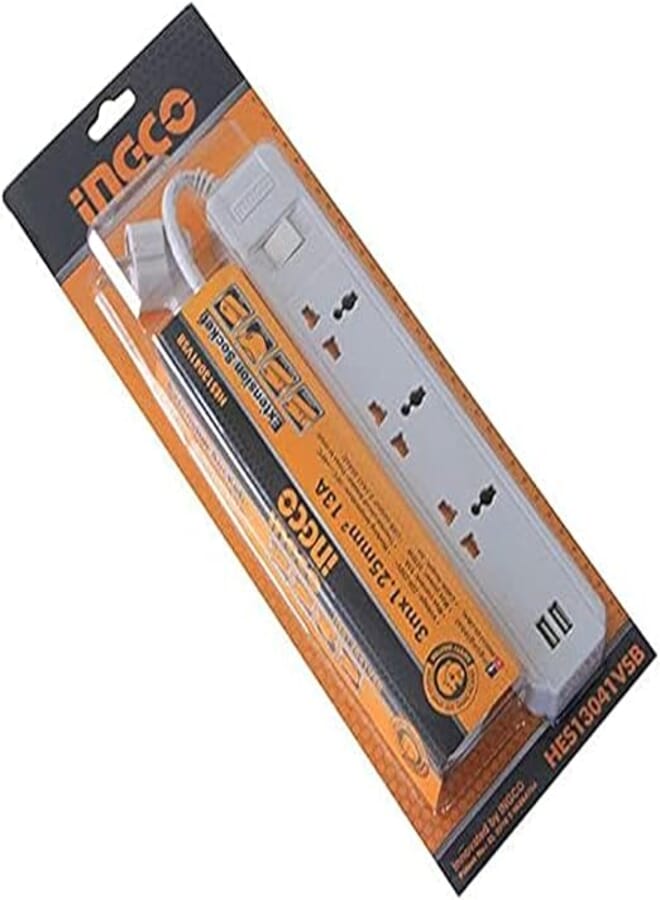 Ingco Extension Socket 3 port 3M 13A HES13041VSB